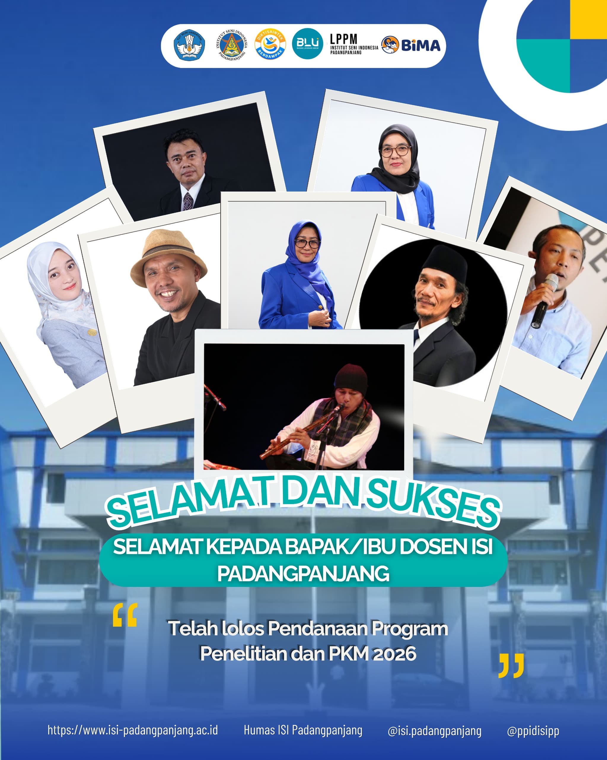 ISI Padangpanjang Lolos Pendanaan Penelitian dan PKM Tahun 2026, Perkuat Peran Seni untuk Masyarakat