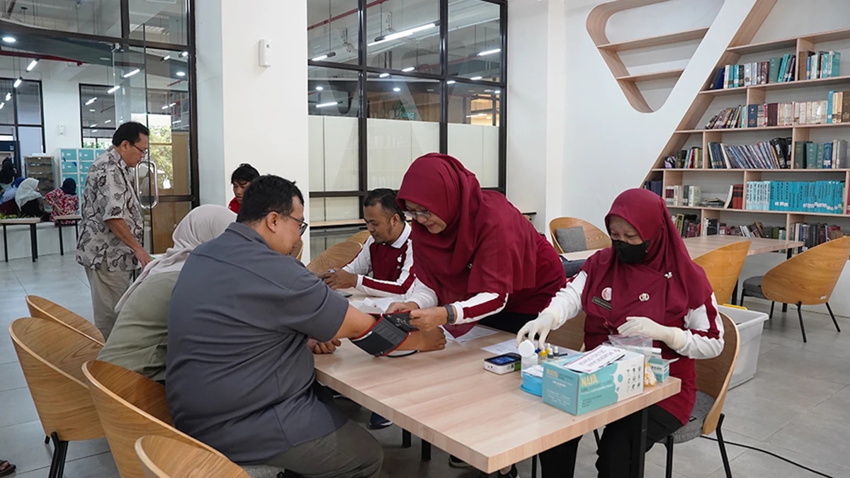 Wujudkan Kampus Sehat, UPT K3L Gelar Cek Kesehatan Gratis