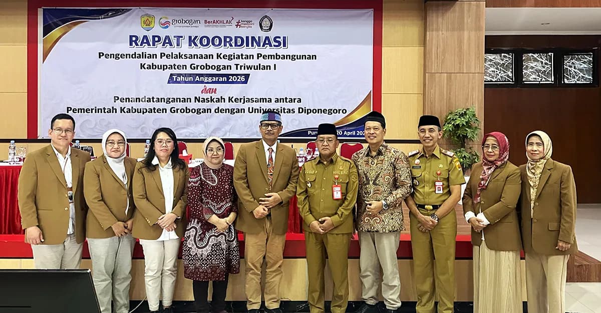 Dorong Penguatan Tata Kelola Pemerintahan dan Kualitas Pelayanan Publik, FISIP UNDIP Berkolaborasi dengan Pemkab Grobogan