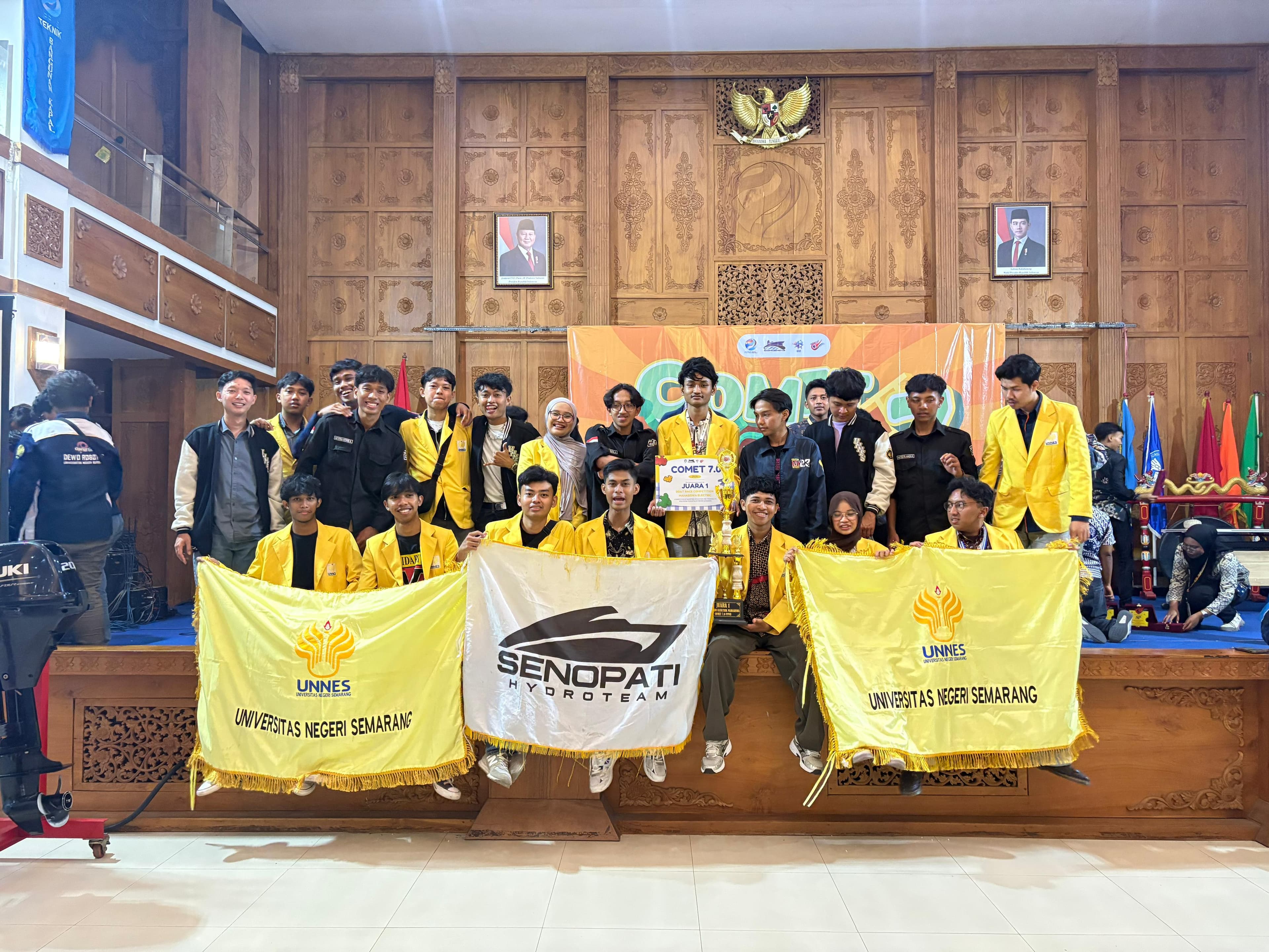 Inovasi Kapal RC, Tim Senopati UNNES Raih Juara 1 Se-Indonesia