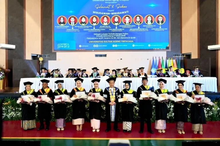 Wisuda Gelombang II tahun 2026 Untirta Jadi Momentum Generasi Muda Menuju Masa Depan, Tekankan Pentingnya Ilmu dan Karakter