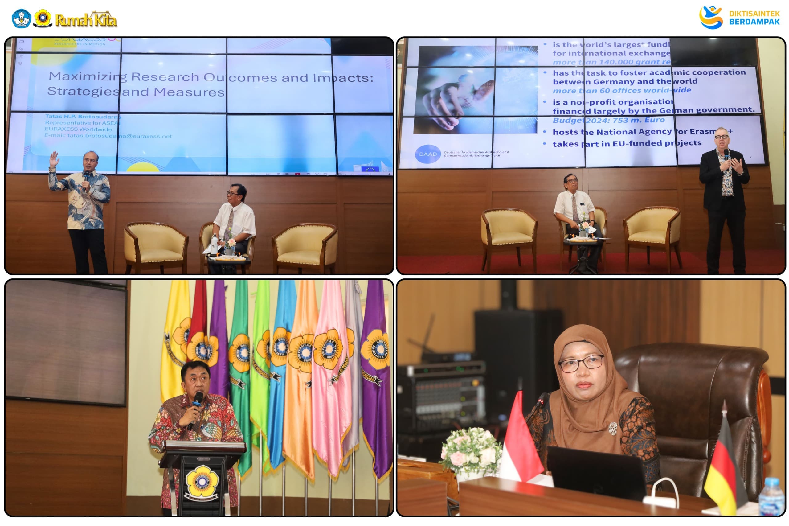 UNSRI Perkuat Jejaring Global melalui Kolaborasi DAAD dan EURAXESS untuk Peluang Studi serta Riset Internasional
