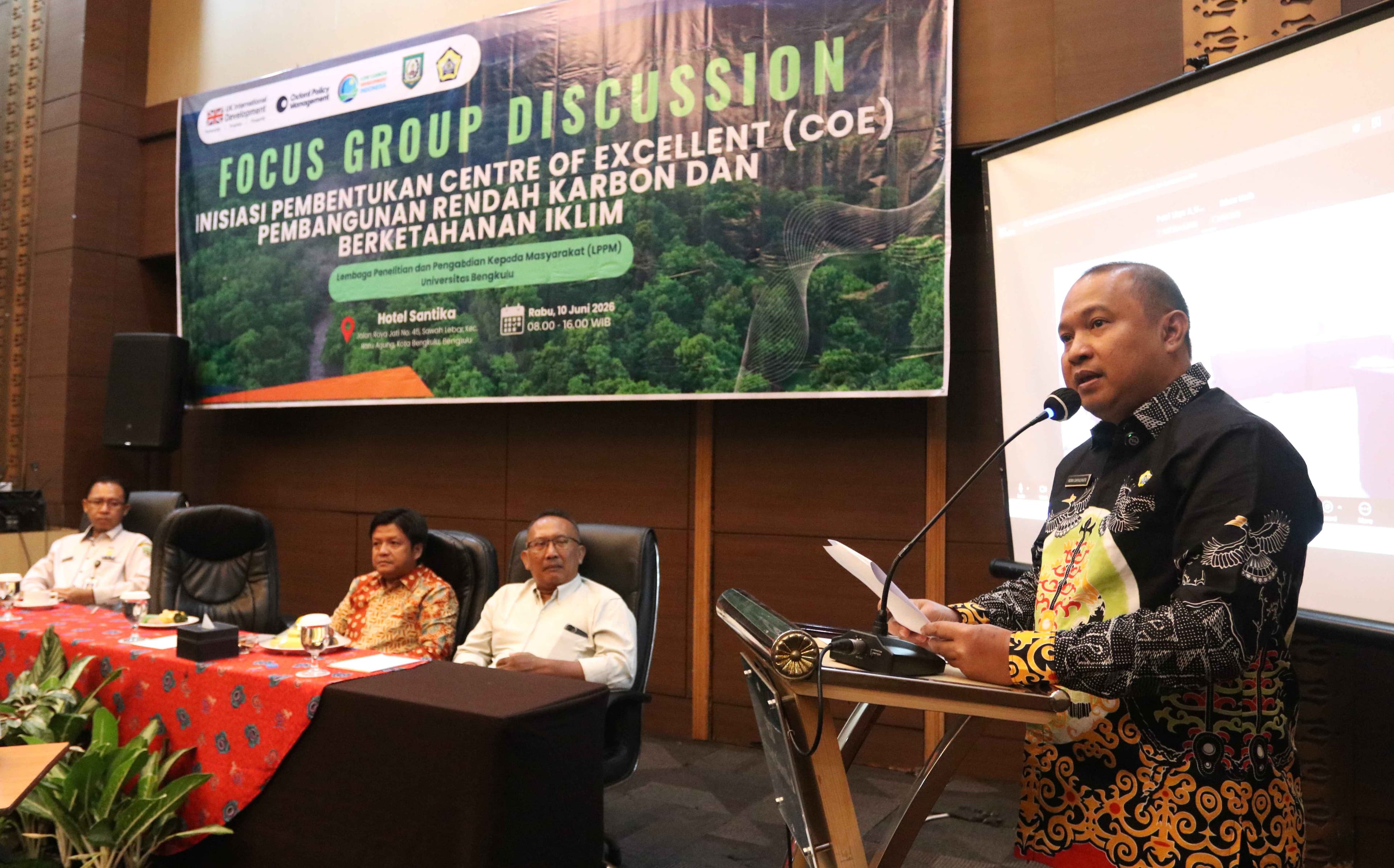 Unib Optimalkan Riset dan Kebijakan Pembangunan Rendah Karbon serta Berketahanan Iklim