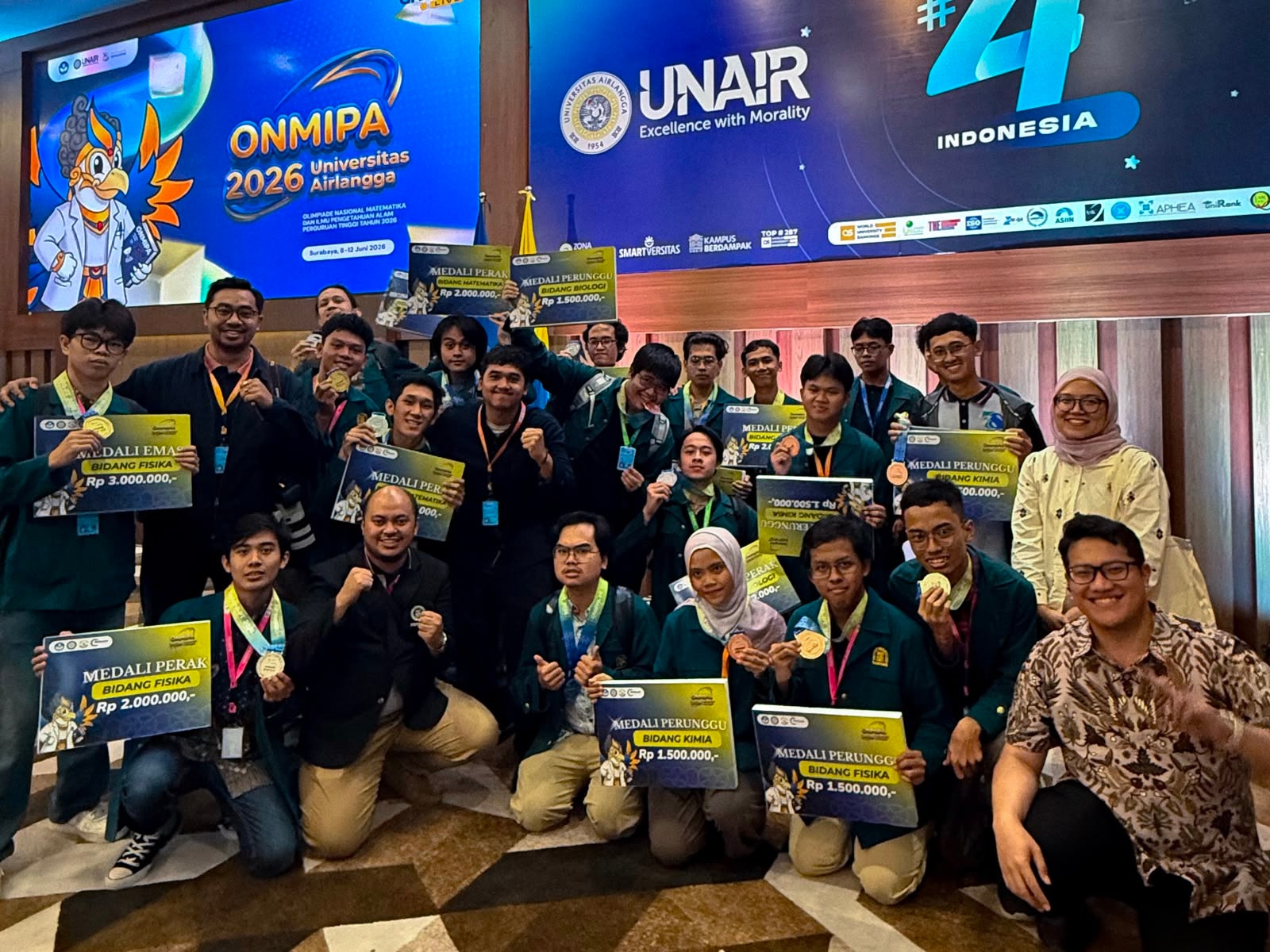 Ini Dia Jawara Baru ONMIPA 2026, dari Surabaya Menuju Pentas Dunia