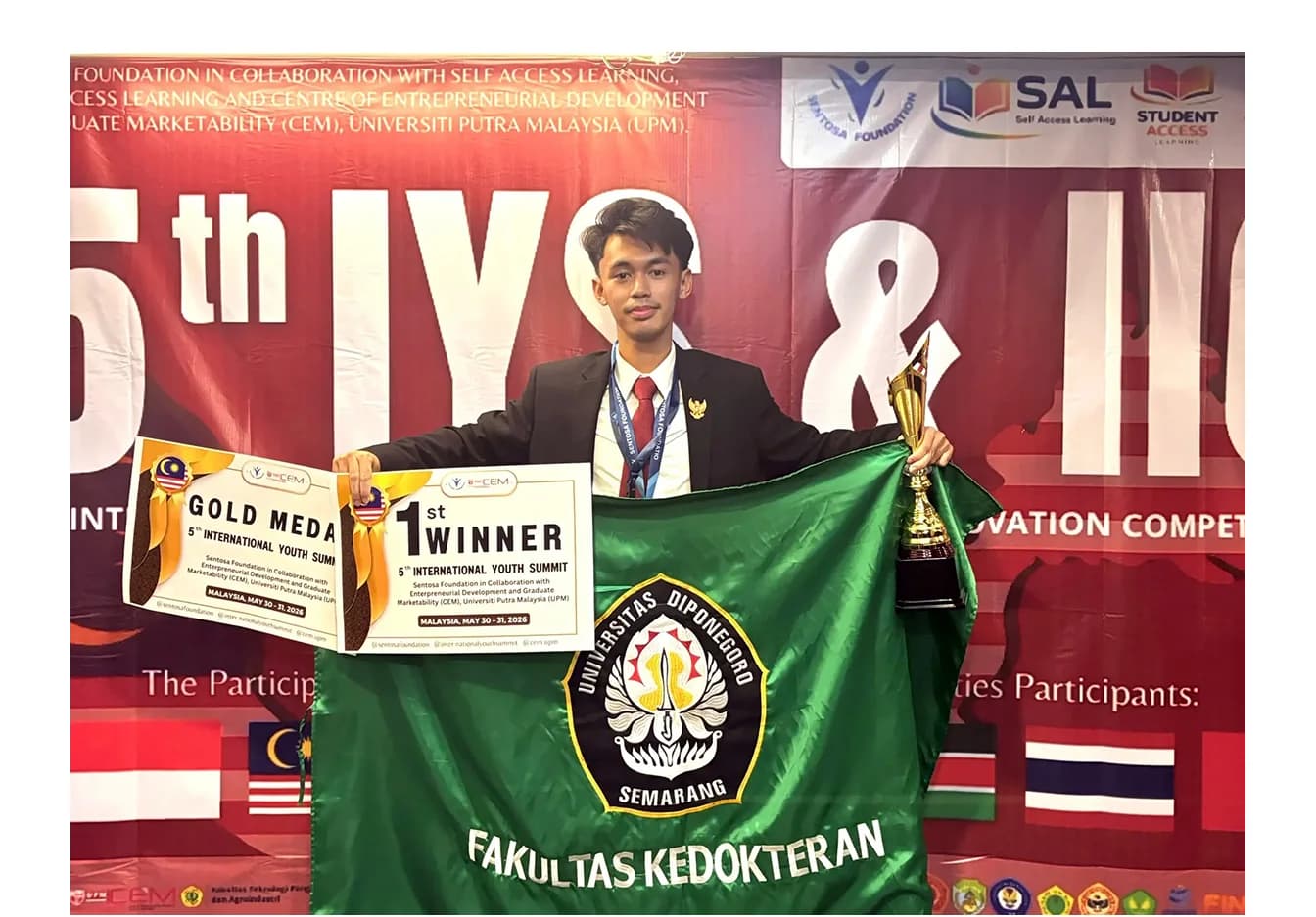Inovasi Ketahanan Pangan dan Aksi Iklim Bikin Mahasiswa FK UNDIP Raih Gold Medal dan 1st Winner di Malaysia
