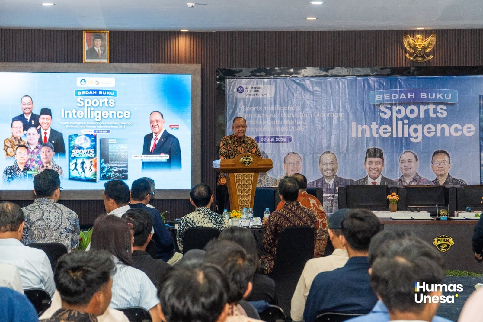 Unesa dan KONI Pusat Bedah Buku Sports Intelligence: Komitmen Rancang ‘Otak Strategis’ Olahraga Nasional menuju 2045