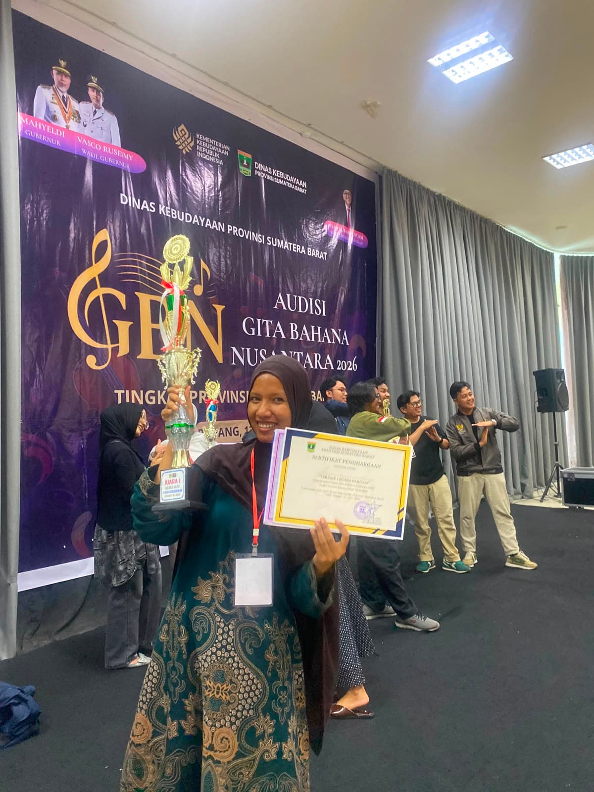 Mahasiswi ISI Padangpanjang Raih Juara I Audisi Gita Bahana Nusantara 2026 Tingkat Provinsi Sumatera Barat new