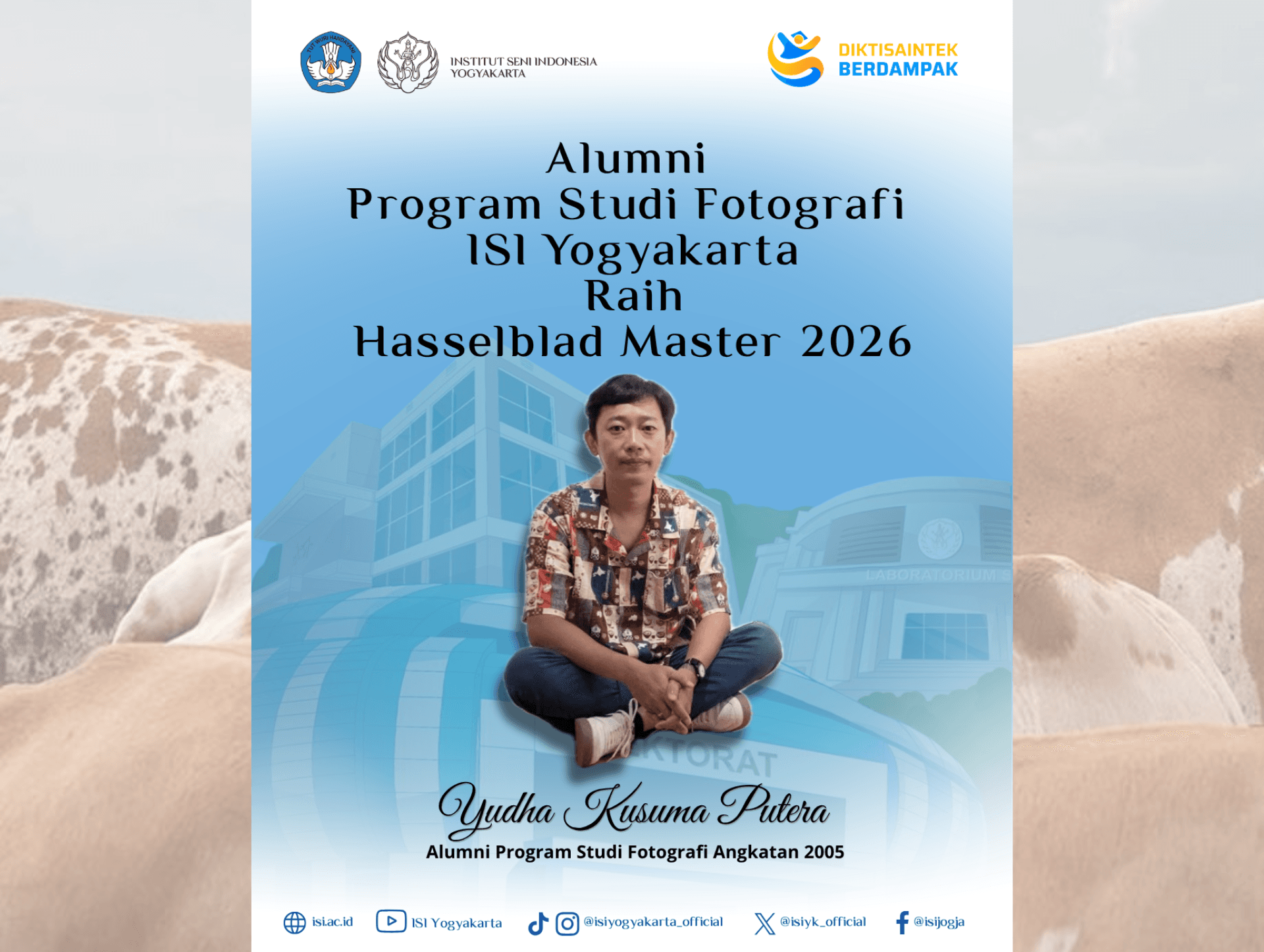 Alumni Fotografi ISI Yogyakarta Raih Hasselblad Masters 2026, Teguhkan Reputasi di Panggung Dunia