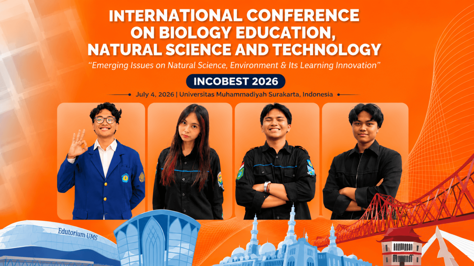 Mahasiswa Biologi Unila Tampilkan Empat Riset di Konferensi Internasional INCOBEST 2026