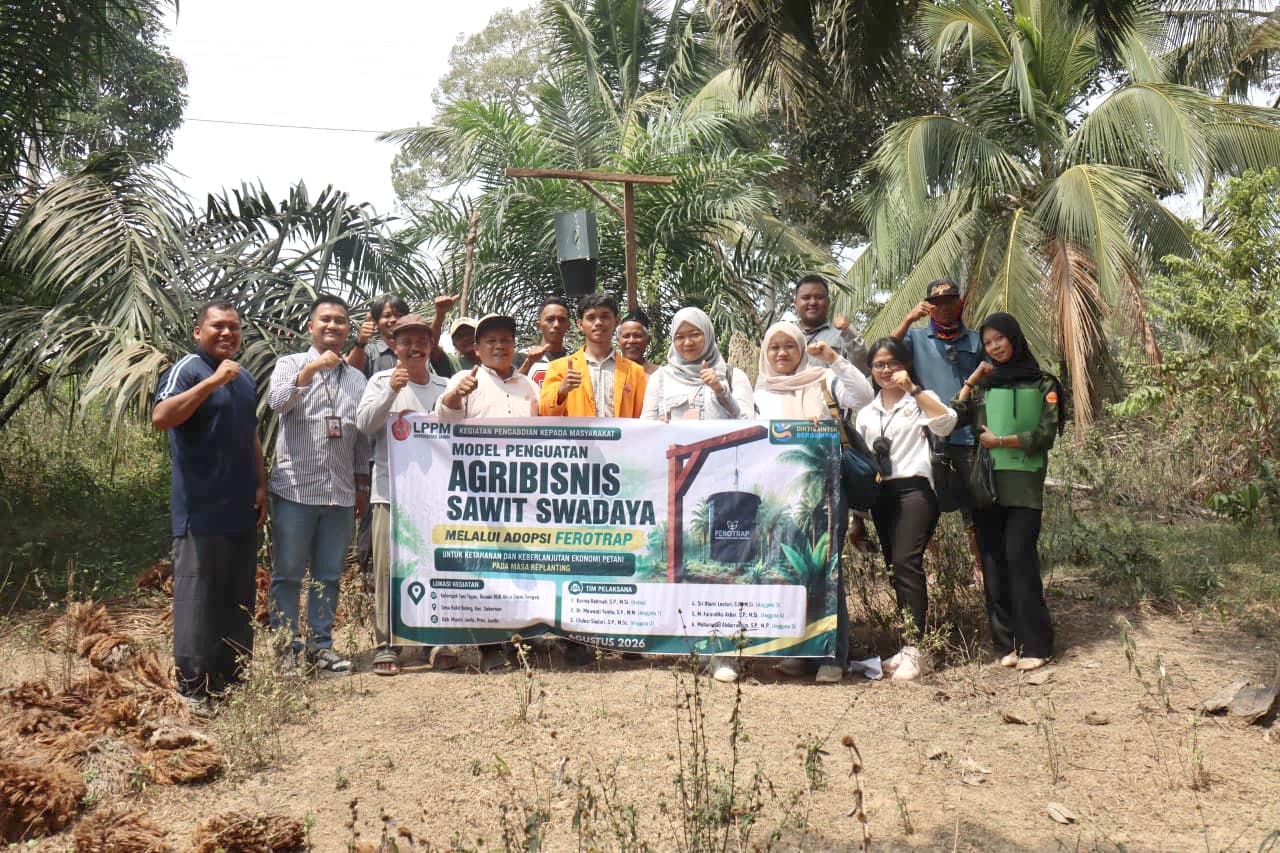 UNJA Dorong Ketahanan Ekonomi Petani Sawit Swadaya Hadapi Masa Replanting