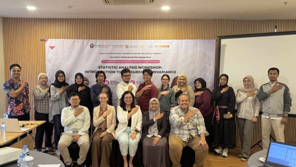 Ahli Psikometri Purdue University Melakukan Program Adjunct Professor Program 2026 di Fakultas Psikologi