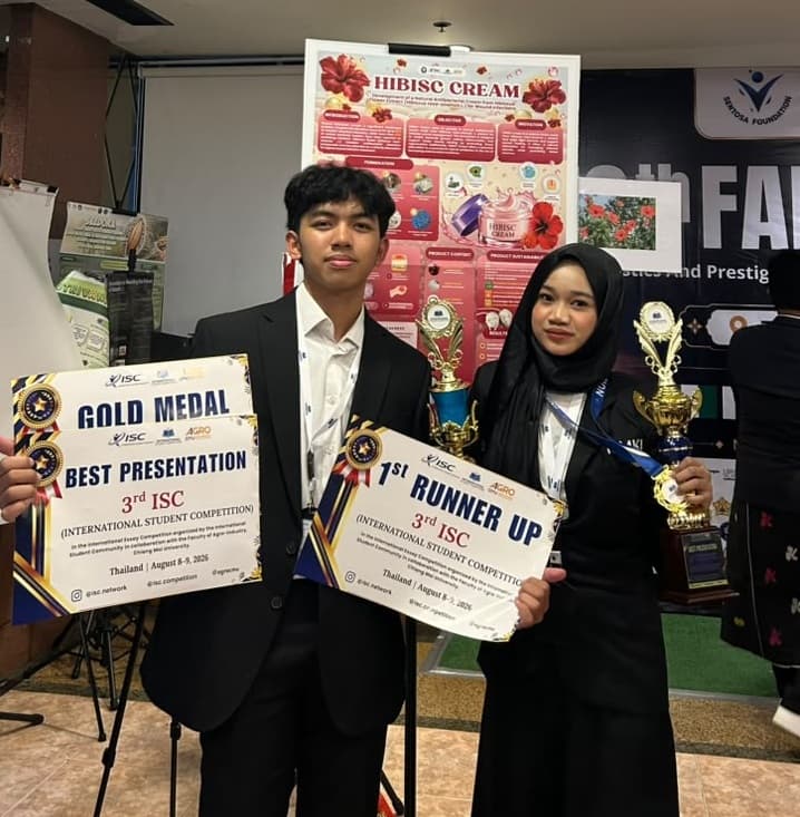 Inovasi Hibisc Cream UNDIP Borong 3 Penghargaan di Thailand