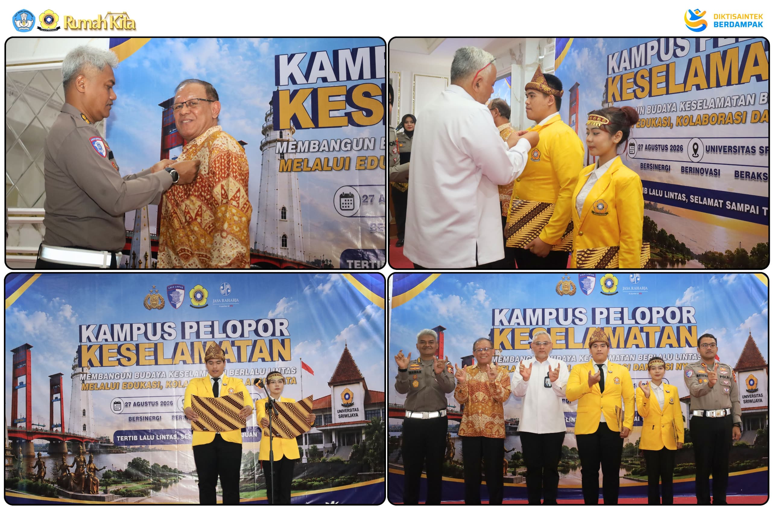UNSRI dan Korlantas Polri Bersinergi Wujudkan Mahasiswa sebagai Pelopor Keselamatan Berlalu Lintas