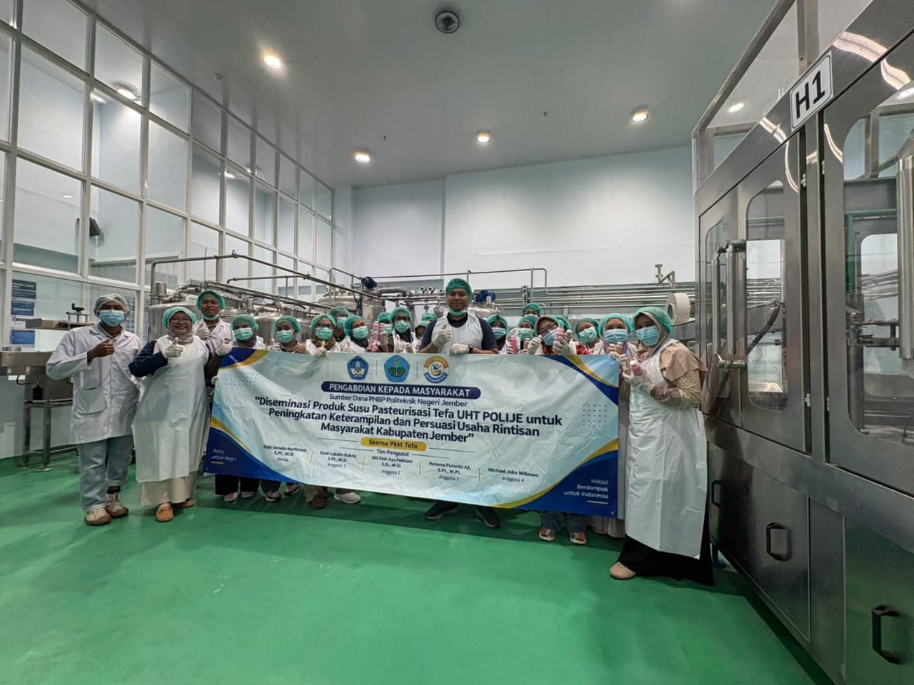 Dari Teori ke Praktik, Peserta PKM-TEFA Polije Simulasikan Produksi Susu Pasteurisasi