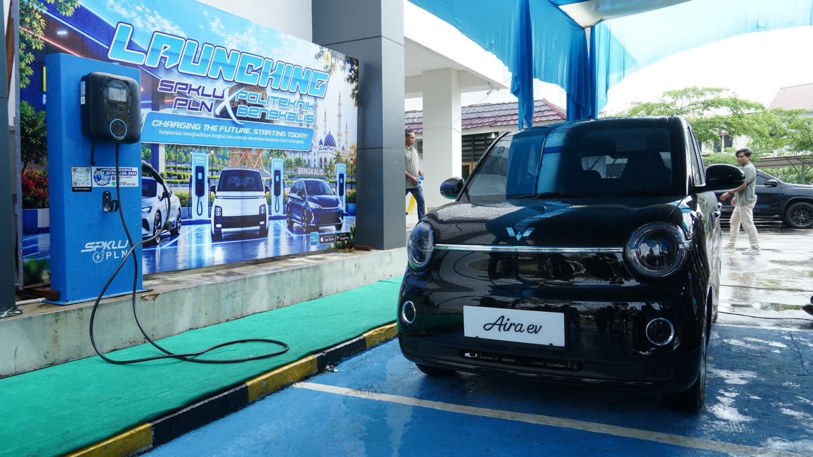 Polbeng Resmi Jadi Kampus Pertama di Riau yang Miliki SPKLU, Perkuat Komitmen Energi Hijau
