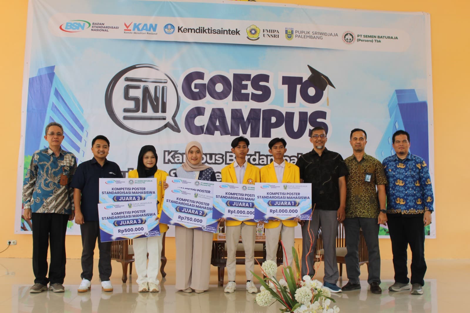 FMIPA UNSRI Gandeng BSN dan Industri Gelar SNI Goes to Campus