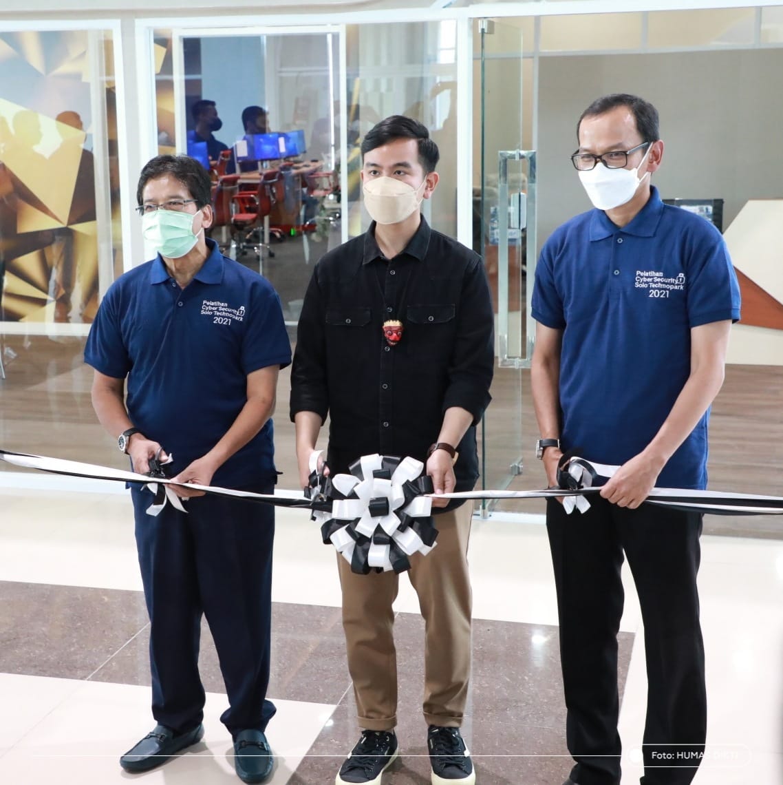 Tangkapan Lensa-plt. Dirjen Diktiristek menghadiri peresmian Cyber Security Hub Solo Technopark di Surakarta Jawa Tengah