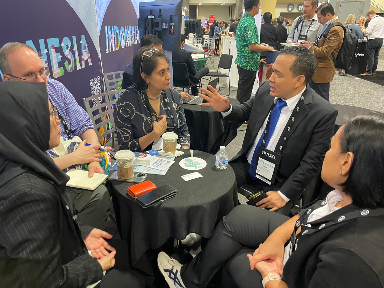 Tangkapan Lensa-Kegiatan Konvensi dan EKSPO NAFSA 2023 di Washington DC Amerika Serikat.